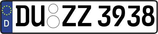 DU-ZZ3938