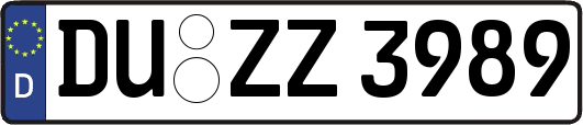 DU-ZZ3989