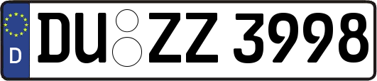 DU-ZZ3998