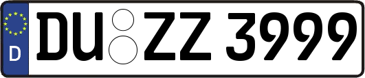DU-ZZ3999