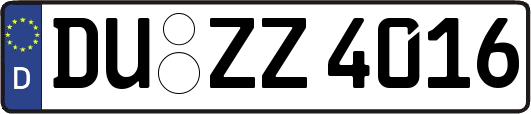 DU-ZZ4016