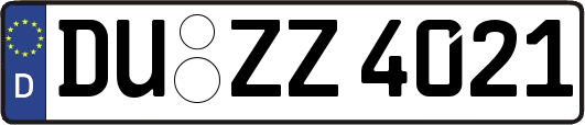DU-ZZ4021