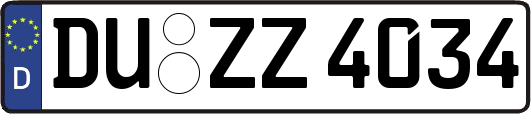 DU-ZZ4034