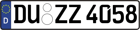 DU-ZZ4058
