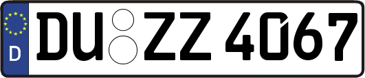 DU-ZZ4067