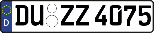 DU-ZZ4075