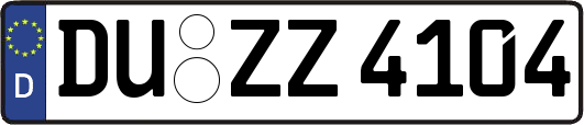 DU-ZZ4104
