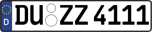 DU-ZZ4111