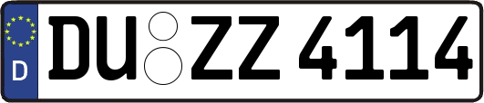 DU-ZZ4114