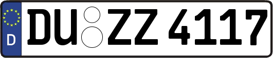 DU-ZZ4117