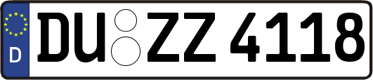 DU-ZZ4118