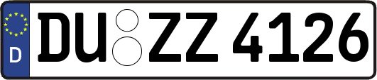 DU-ZZ4126