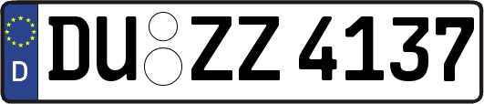 DU-ZZ4137
