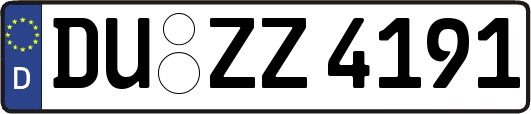 DU-ZZ4191