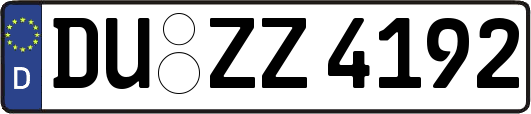 DU-ZZ4192