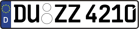 DU-ZZ4210