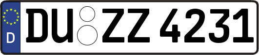 DU-ZZ4231