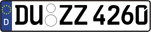 DU-ZZ4260