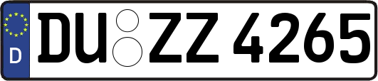 DU-ZZ4265