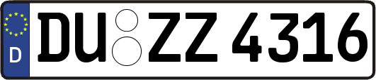 DU-ZZ4316