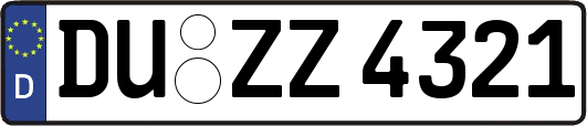 DU-ZZ4321