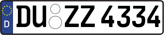 DU-ZZ4334