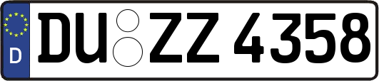 DU-ZZ4358