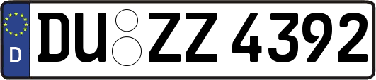 DU-ZZ4392