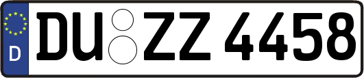 DU-ZZ4458