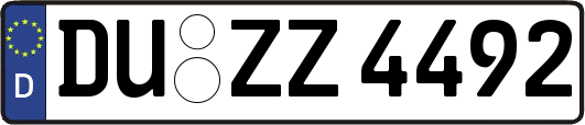DU-ZZ4492