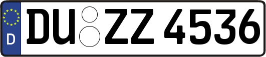 DU-ZZ4536