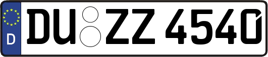 DU-ZZ4540