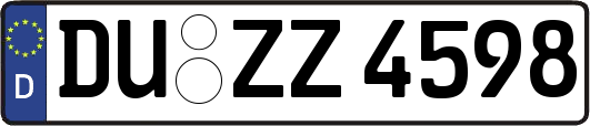 DU-ZZ4598