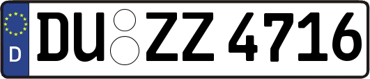 DU-ZZ4716