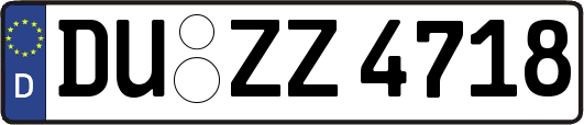 DU-ZZ4718
