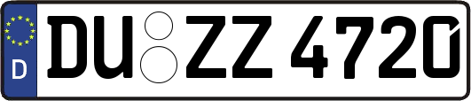 DU-ZZ4720