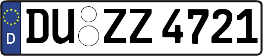 DU-ZZ4721