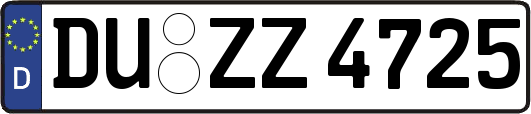 DU-ZZ4725