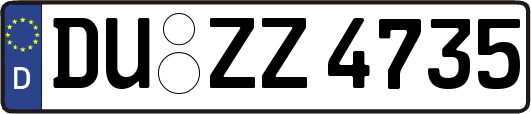DU-ZZ4735
