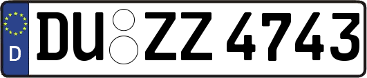 DU-ZZ4743