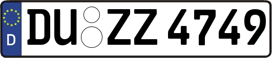 DU-ZZ4749