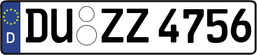 DU-ZZ4756