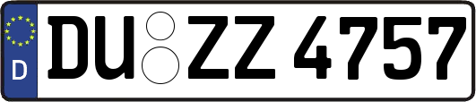 DU-ZZ4757