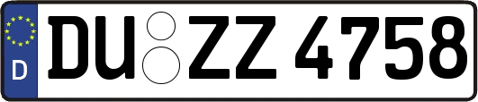 DU-ZZ4758