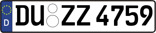 DU-ZZ4759