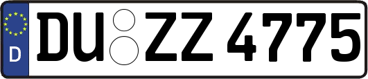DU-ZZ4775