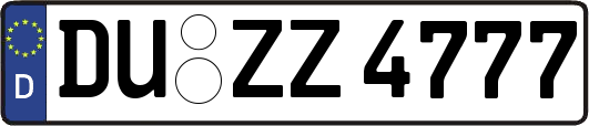 DU-ZZ4777