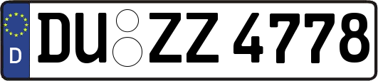 DU-ZZ4778