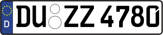 DU-ZZ4780
