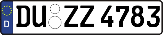 DU-ZZ4783